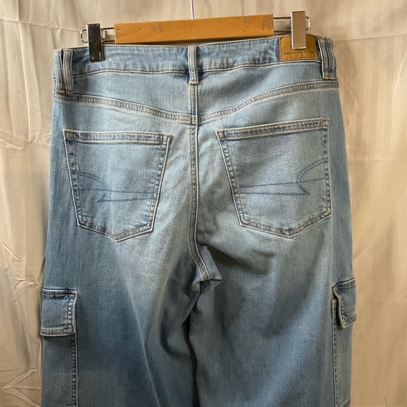 American Eagle Super high rise baggy wide leg - Picture 5 of 8